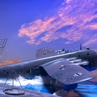 ドイツ大型飛行艇BV222 V-2とドイツＵボート7-Cのジオラマが完成しましたの記事より