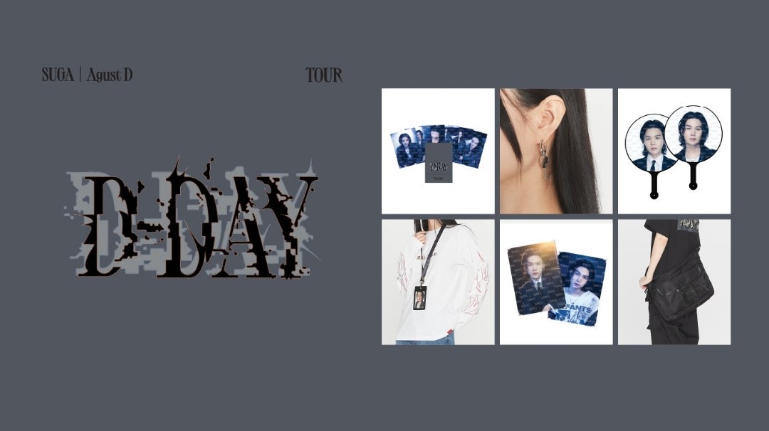 SUGA Agust D TOUR D-DAY Tシャツ 日本限定 ユンギ着用-