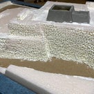 かんたんプラモ1/900大阪城の石垣が彫り終わりました。の記事より