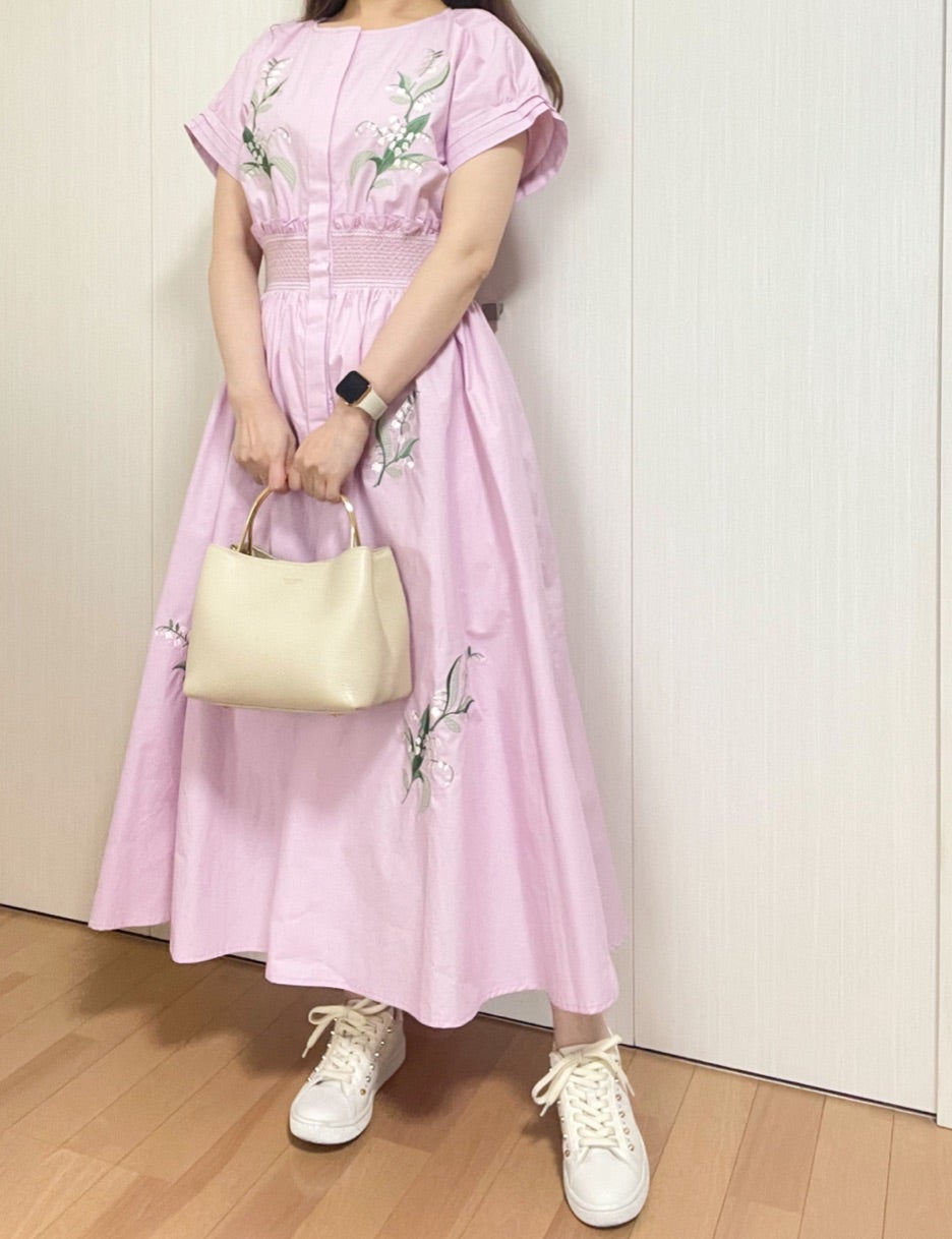 チェスティ着画】夏コーデ♡5月発売すずらん刺繍ワンピース | むちこ