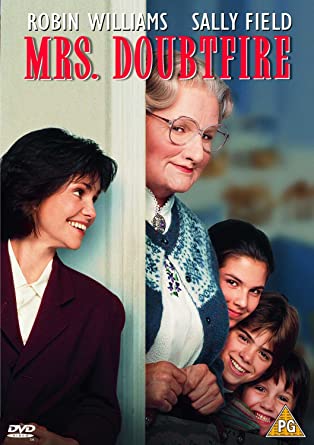 映画「ミセス・ダウト」（原題：Mrs. Doubtfire、1993）ロビン