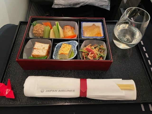 JALビジネスクラスの和食 | 東京Days 50代オヤジの日常