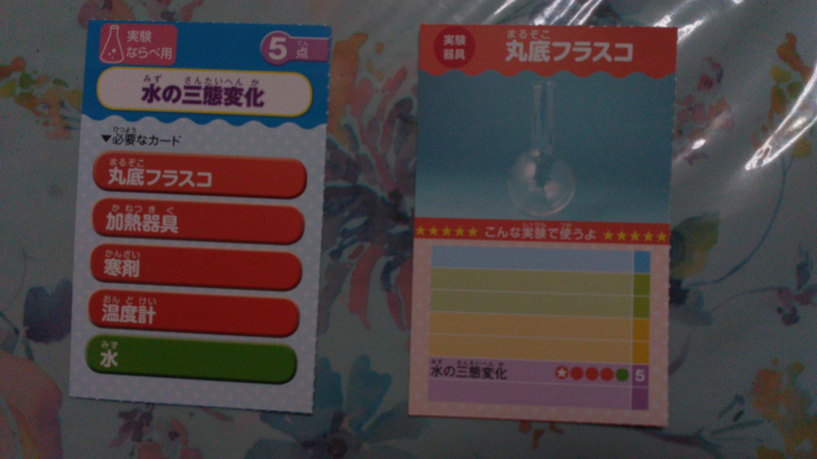 SAPIXの理科実験カード・・・コレはよくできてる!!!! ※知的障害児