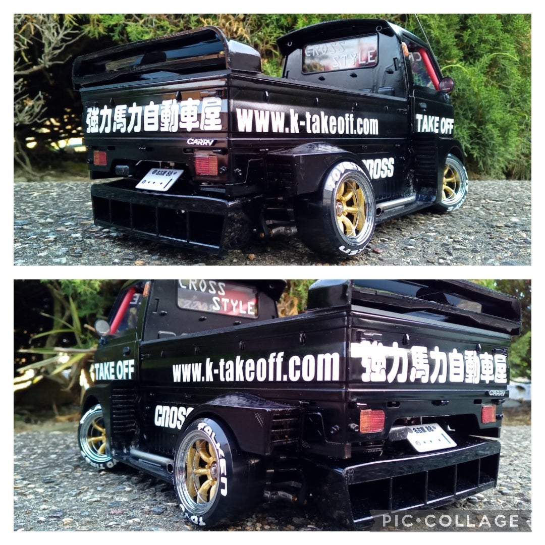 WPL D12改 フルワイド モンスターキャリー TAKE OFF仕様 WPL D12改 フルワイド モンスターキャリー TAKE OFF仕様