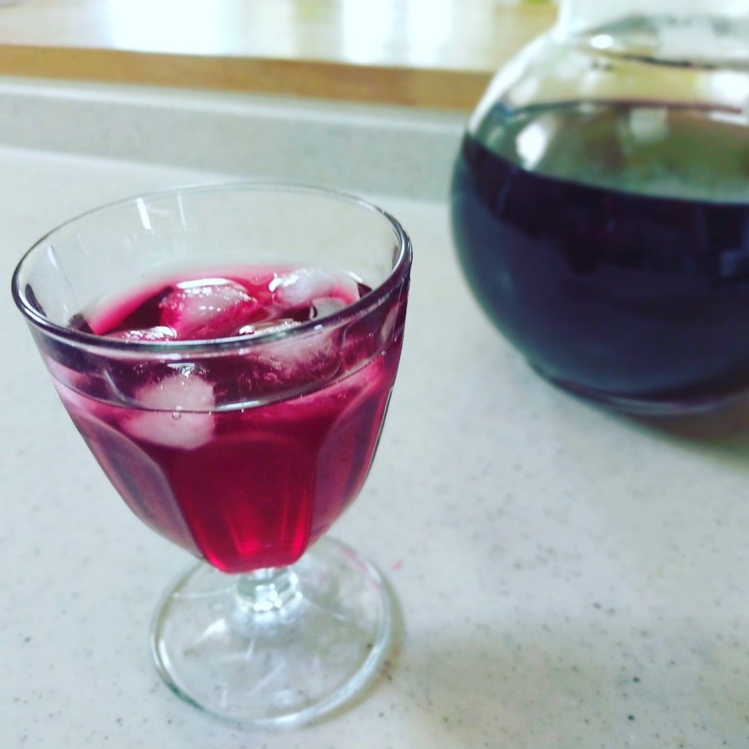 初の紫蘇ジュース作りしてみました