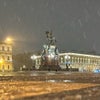 ペテルブルクの冬の終わりの水たまと街のコレクション(2023.1~3)の画像