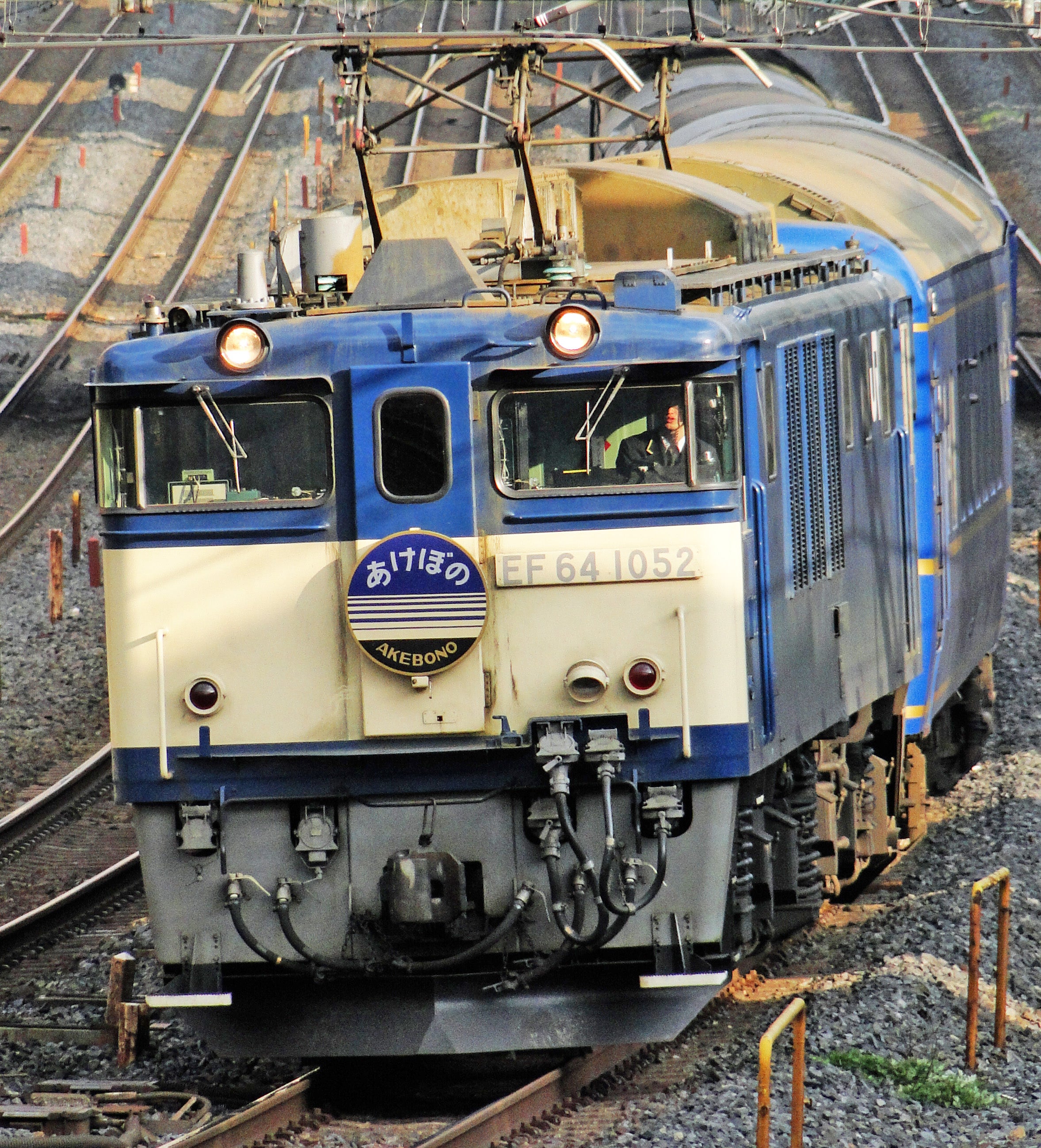 古い鉄道写真ネガ】あさま/EF64 出羽/EF651053 あけぼの/EF651019□A