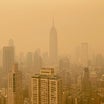 オレンジ色のニューヨーク‥カナダ森林火災の影響