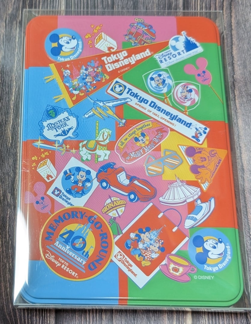 ●ディズニー 40周年 メモリーゴーラウンド ポストカード 缶