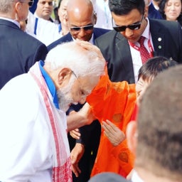 画像 国際ヨガデーにてヨグマタジがインドのモディ首相らに祝福をお授けになられました！ の記事より 2つ目