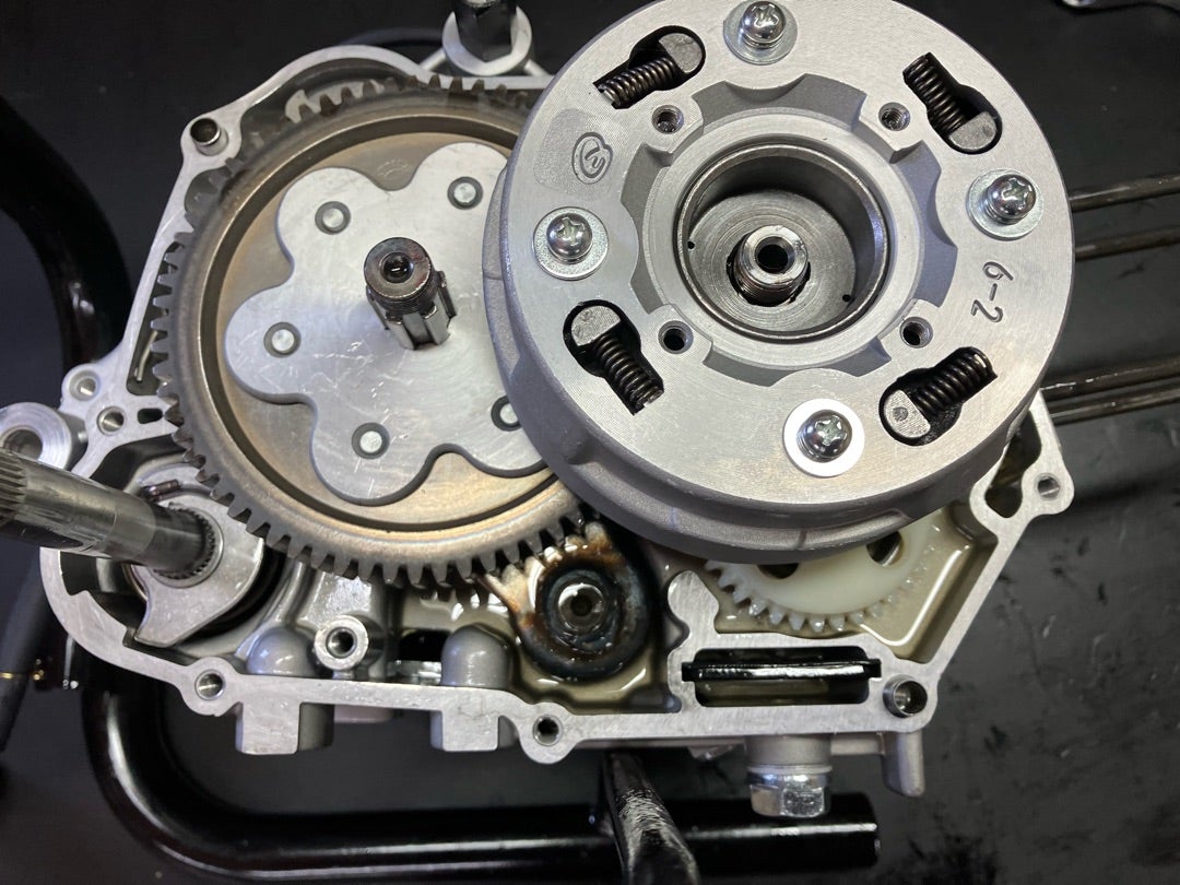 GPX125 遠心クラッチ化 仮組 | kuros meku GPX125 遠心クラッチ化 仮組 | kuros meku