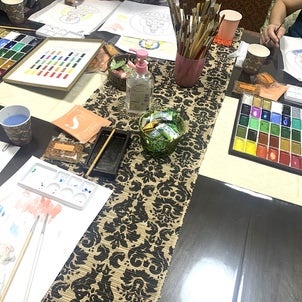 彩色仏画&写経WS・7月とオーラ・フィットの画像