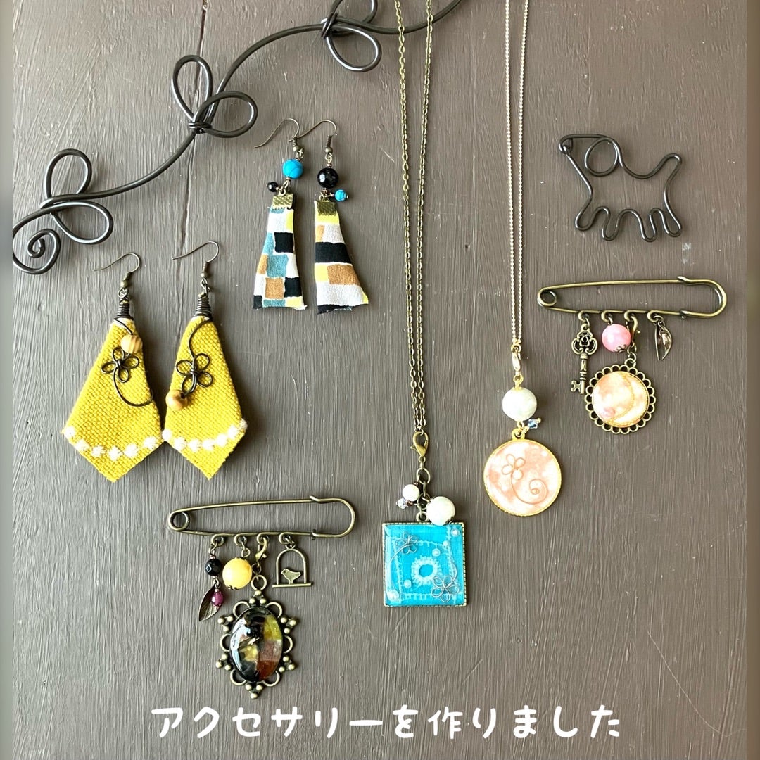 ミナペルホネンでアクセサリー。お船祭り | Kちゃんのブログ ミナペルホネンでアクセサリー。お船祭り | Kちゃんのブログ