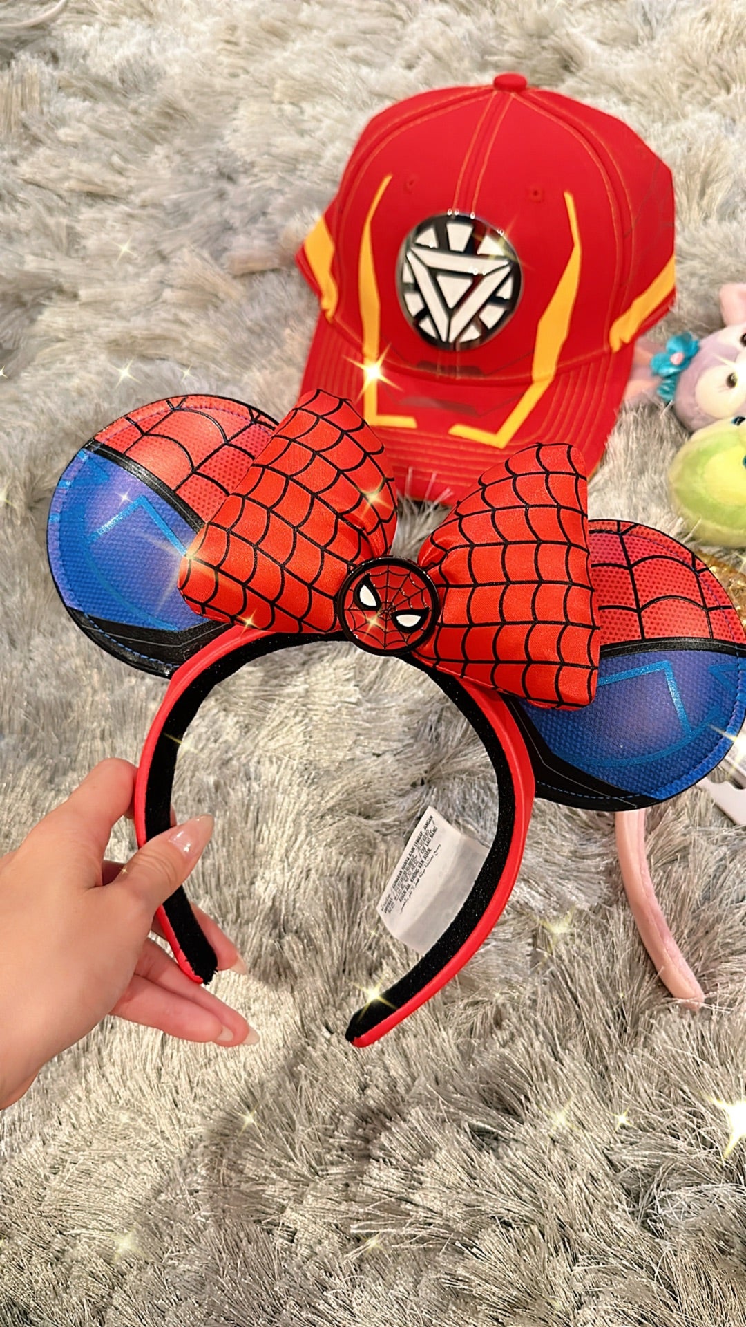 香港ディズニー正規品　スパイダーマン　カチューシャ