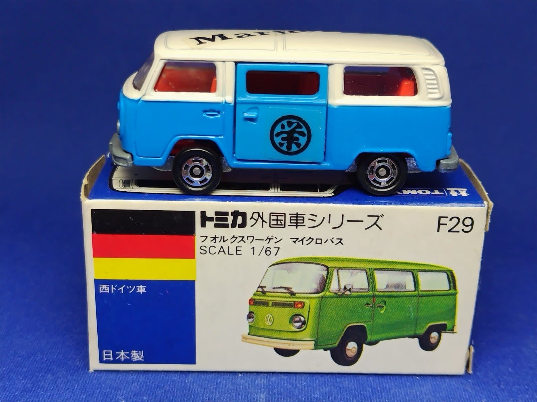 トミカ Ｆ２９-１ ＶＷ マイクロバス 名古屋丸栄特注 １９８０年