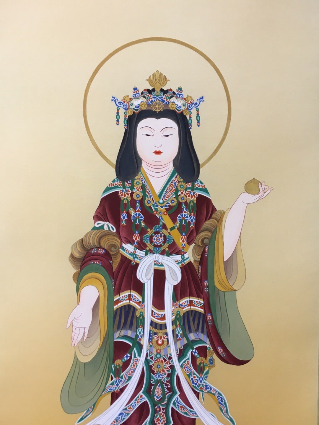 吉祥天 掛軸 | 川端貴侊 仏画師・木彫刻師 吉祥天 掛軸 | 川端貴侊 仏画師・木彫刻師