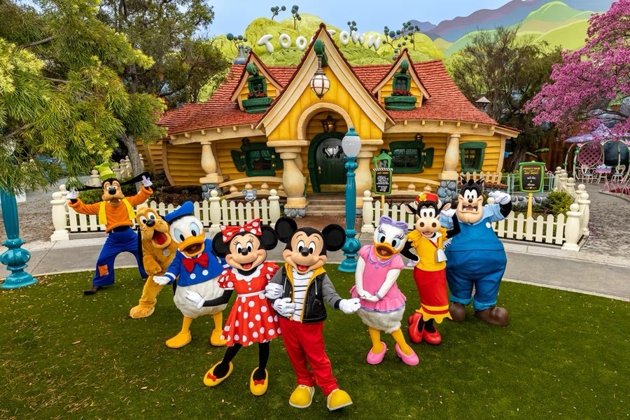 カリフォルニアディズニーランドの「ミッキーのトゥーンタウン カリフォルニアディズニーランドの「ミッキーのトゥーンタウン