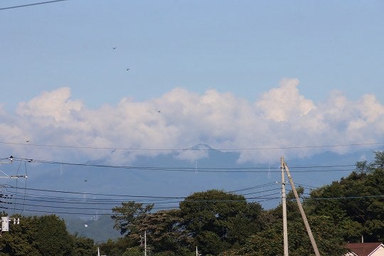 ふるさとの空 都会の空2023.08.26(土) 赤城町から見た榛名山系