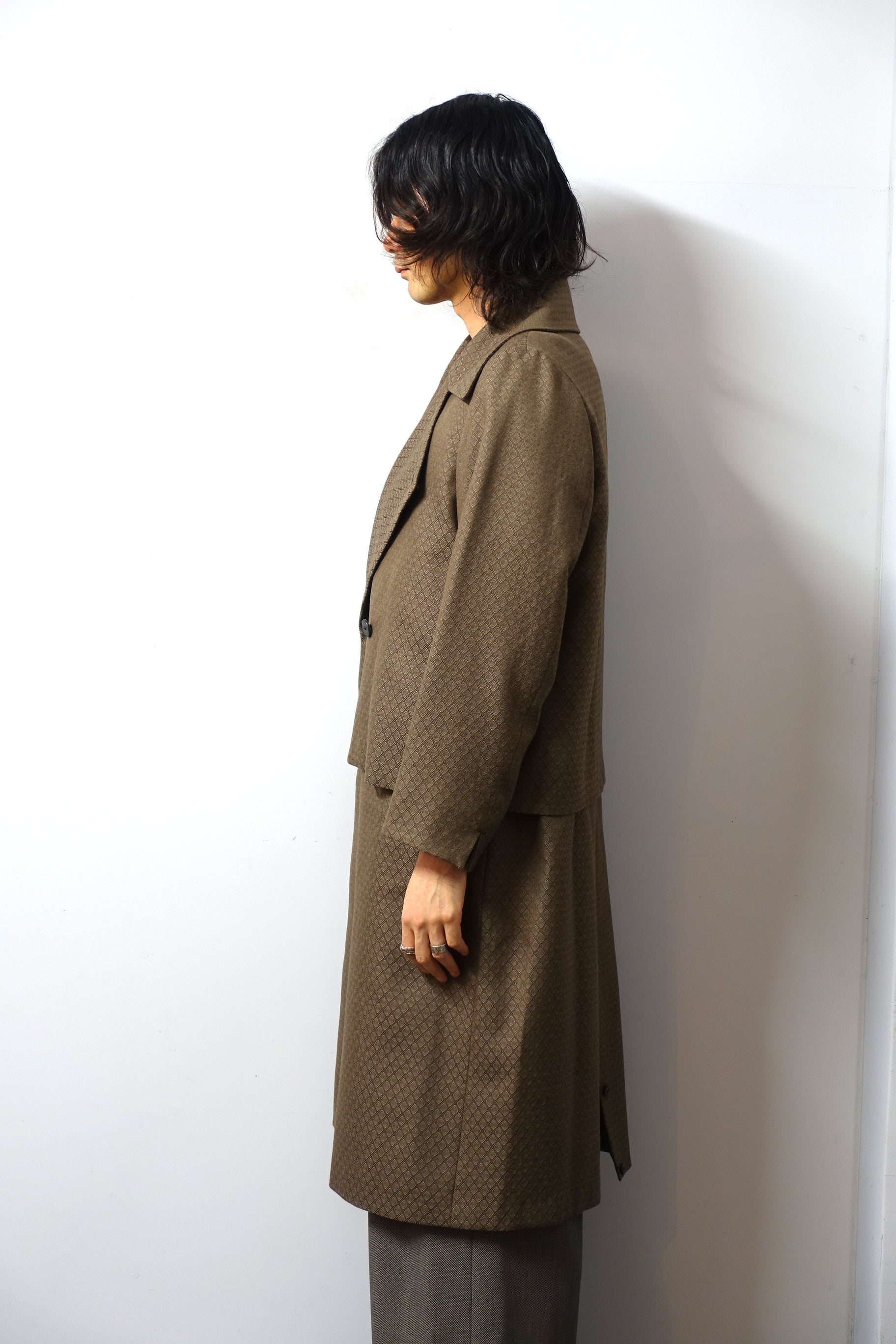 ETHOSENS(エトセンス)/Rhombus 3way coat/Beige 通販 取り扱い