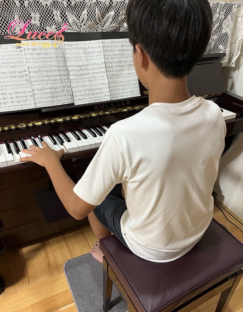 受験生中学3年生との夏休み・文化発表会ピアノ伴奏練習！　0歳からの姫路市ルーチェリトミック教室