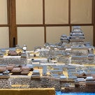 姫路城 A2サイズの建物が完了しました。これから塀の屋根作りの記事より