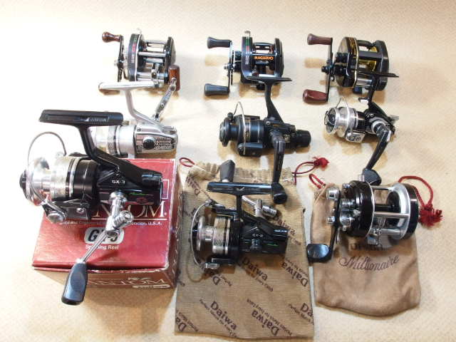 オールドダイワ スピニングリール , ベイトリール 9台入荷しま オールドダイワ スピニングリール , ベイトリール 9台入荷しま