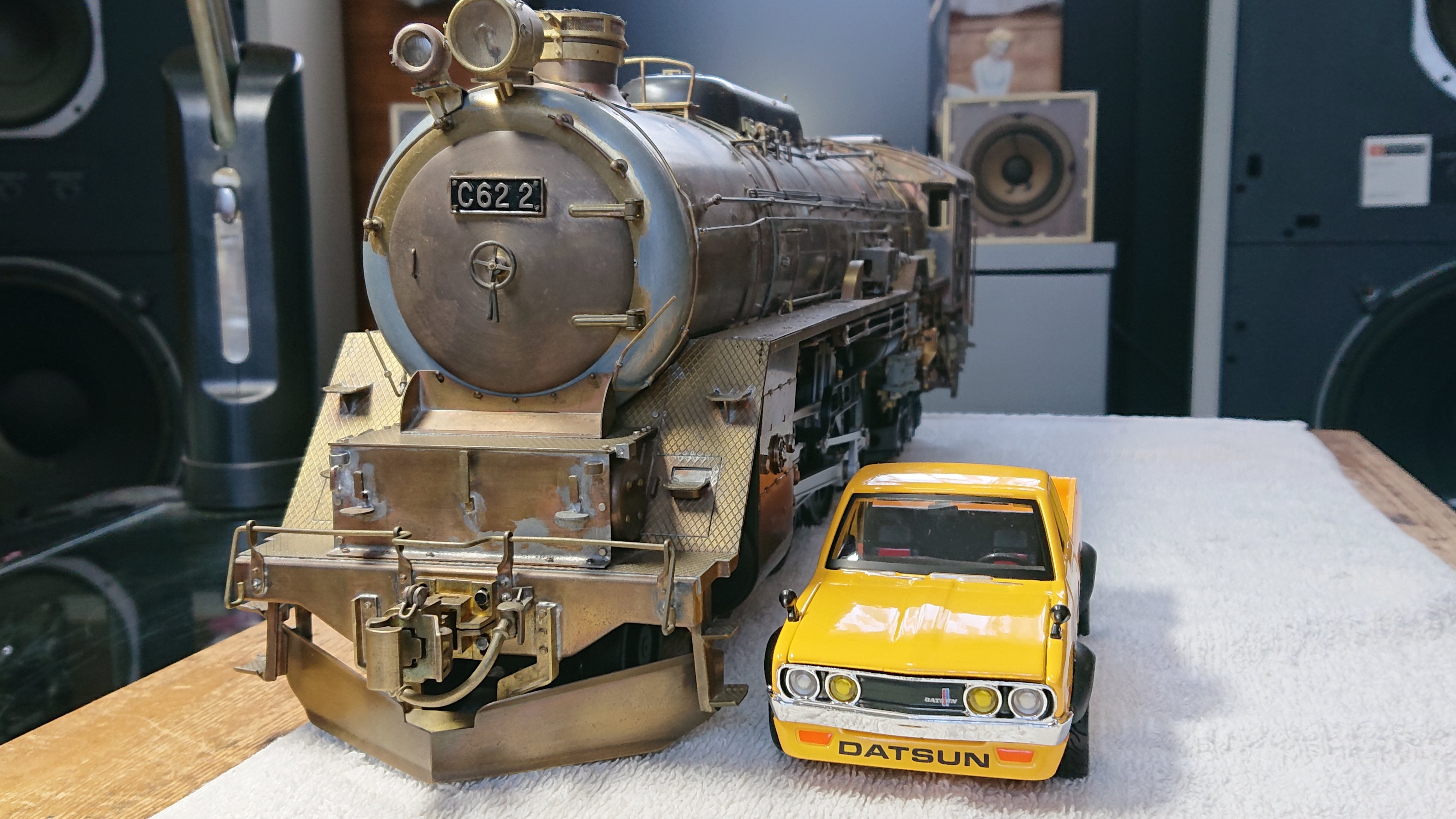 1/24蒸気機関車C622と1/24ダットラを並べてみた | MA6800の週刊 1/24蒸気機関車C622と1/24ダットラを並べてみた | MA6800の週刊