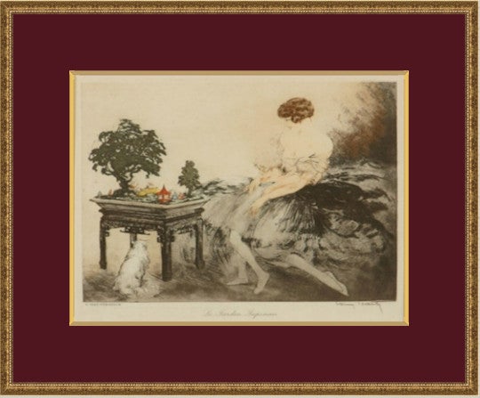 ルイ・イカール「日本庭園」オリジナル銅版画です♪ | あぐすのブログ