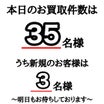 9/20 本日のお買取件数発表