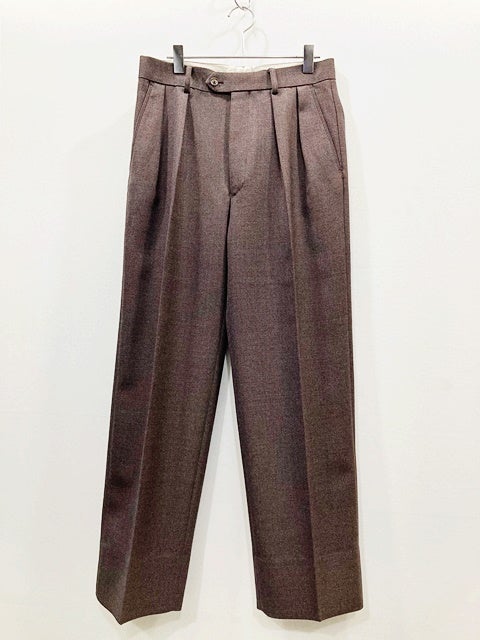 INTERIM -2-TUCK STRAIGHT SLACKS- | 妄想 Laid back