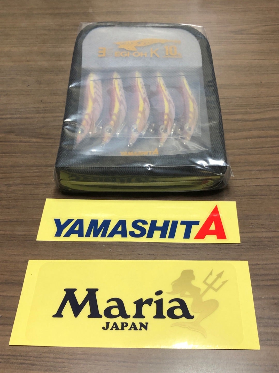 YAMASHITA エギ王K カジメブラウン3.0号 復刻カラー ステッカー-