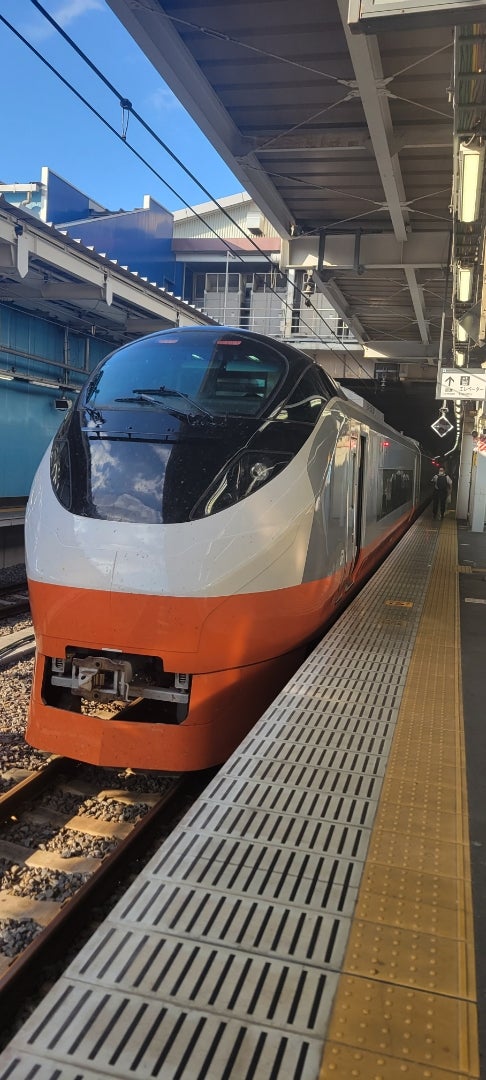 E657系のK3編成(オレンジ色塗装)によるときわ67号in品川駅 | よし