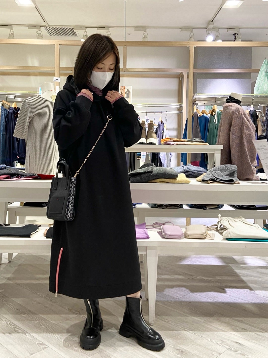 裏起毛フードワンピ ♡♡ | Ｑ♥錦糸町PARCO店のblog