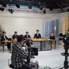 テレビ松本にて委員会レポートの収録の画像