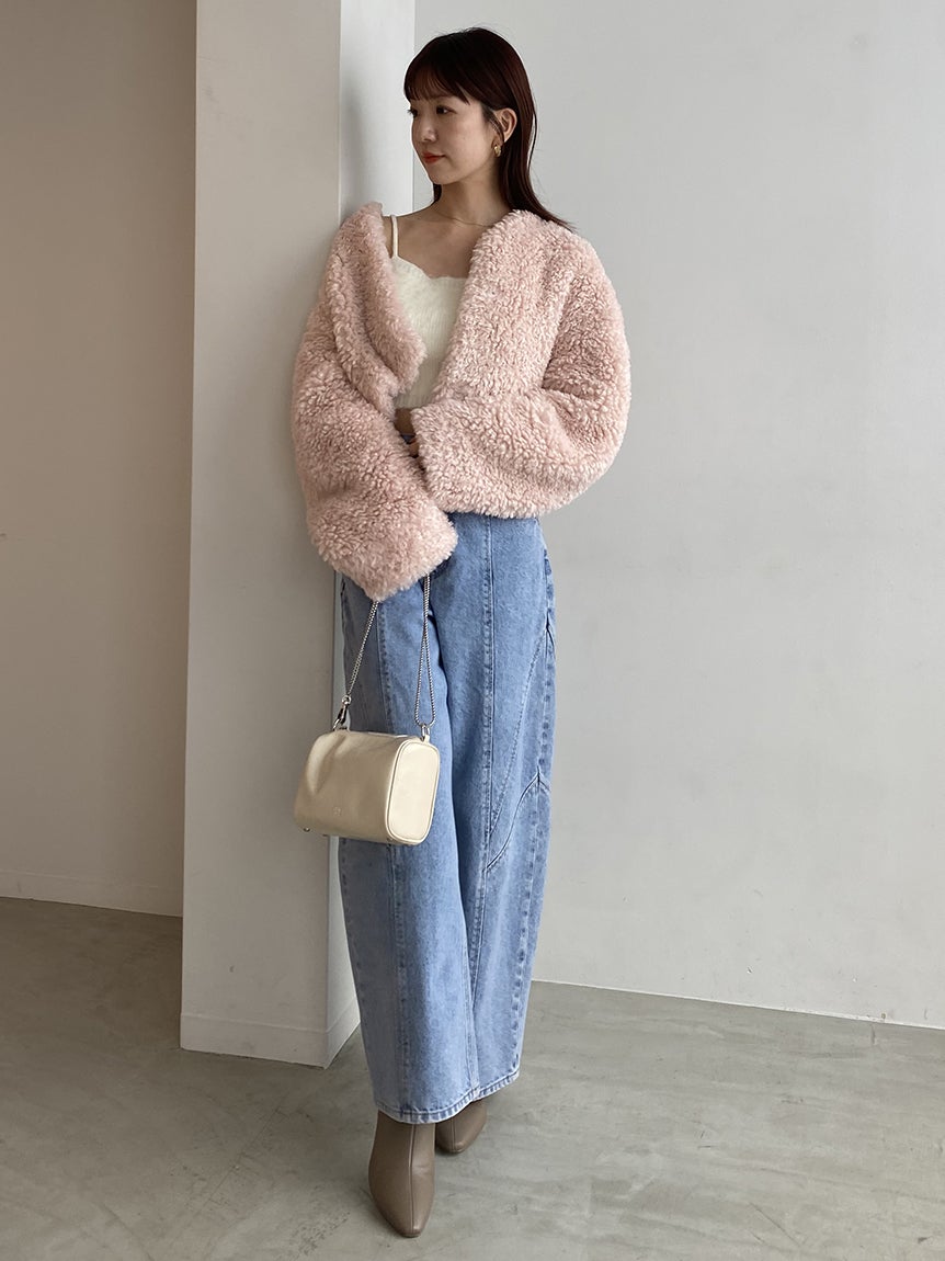 SNIDEL) Sustainableショートボアコート | puakoの店長ブログ SNIDEL) Sustainableショートボアコート | puakoの店長ブログ