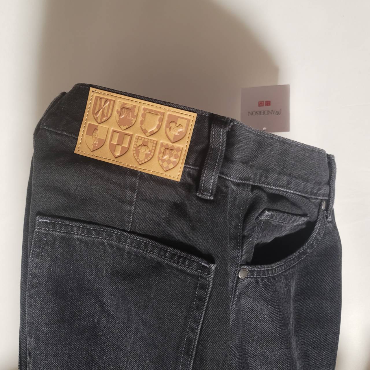 UNIQLO】【JWANDERSON】【ワイドフィットジーンズ】【ブラック UNIQLO】【JWANDERSON】【ワイドフィットジーンズ】【ブラック