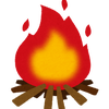 焚き火でポリ袋クッキングの画像