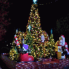 ライトアップされたノリタケの森のクリスマス飾り♪の画像