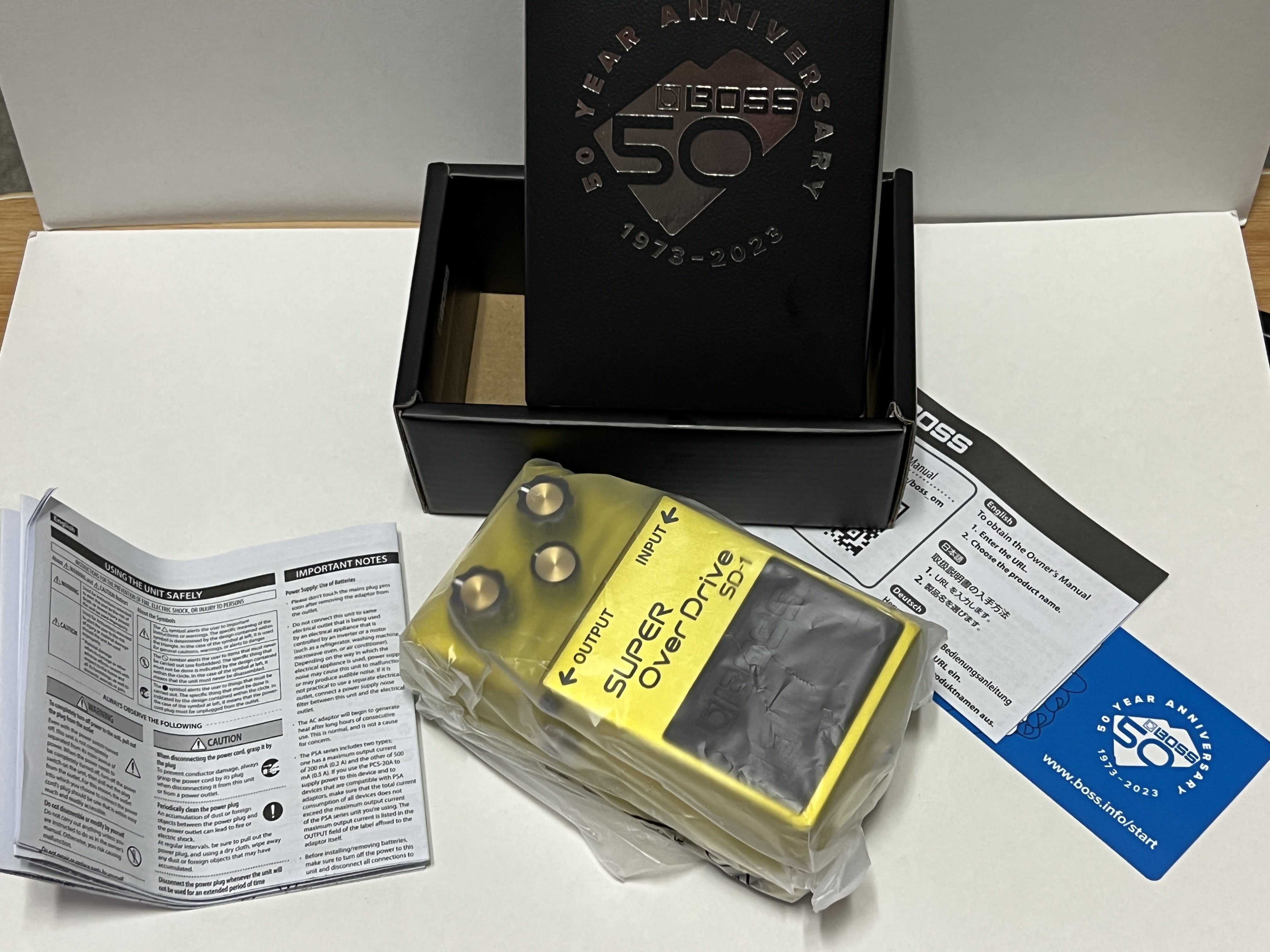 BOSS 1973-2023 50 Anniversary SD-1 B50A やっぱ買うよね