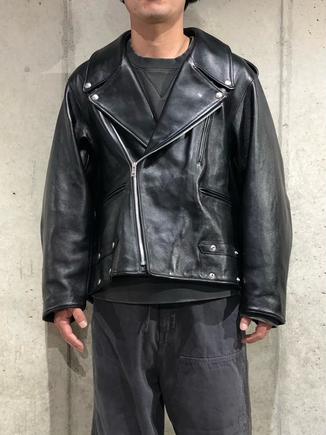 bp DOUBLE-END VINTAGE LEATHER RIDERSJACKET | ragazzo cultura bp DOUBLE-END VINTAGE LEATHER RIDERSJACKET | ragazzo cultura