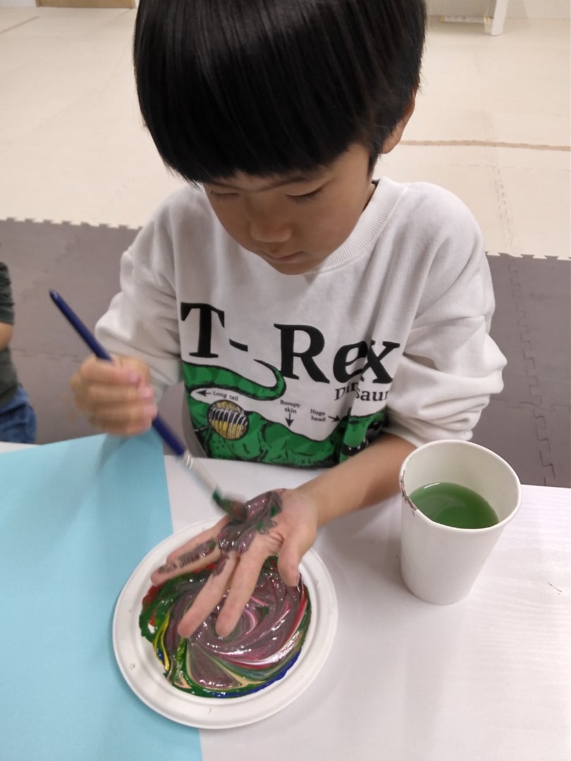 12月7日＊toiro小田栄　第2教室　ハンドペイントで絵を描こう！の記事より
