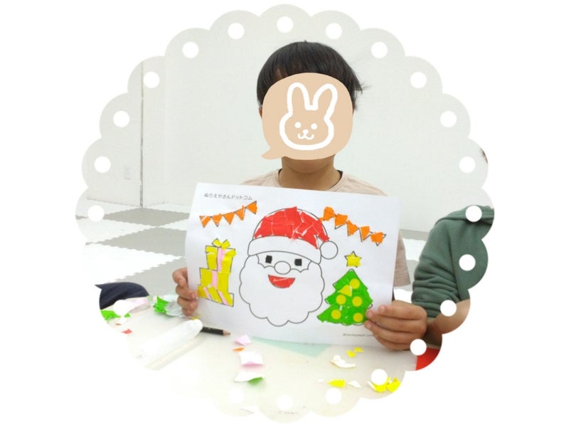 o1080081015373558755 - toiro宮前平12月4日クリスマス貼り絵工作！！