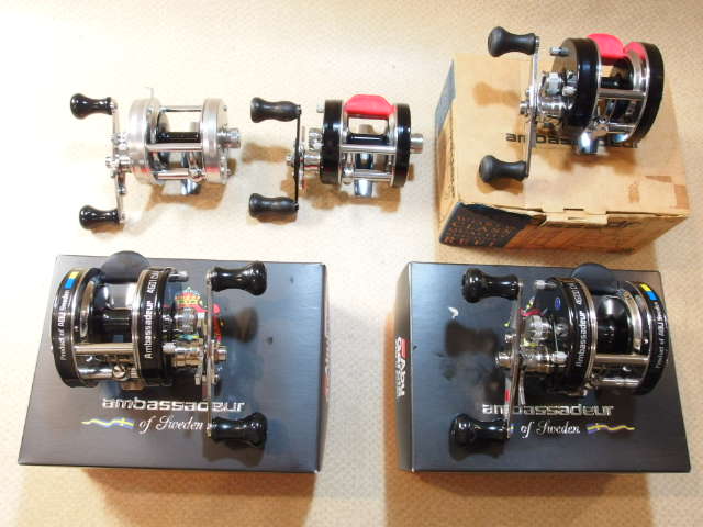 ABU 4600C , 4601C ファクトリーチューン など アンバサダー 5台 ABU 4600C , 4601C ファクトリーチューン など アンバサダー 5台