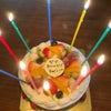 今回もお誕生日ケーキの画像