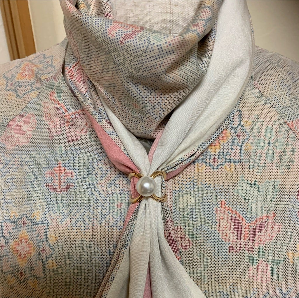 白大島紬のスプリングコート | 着物リメイクmuutoki0302のブログ