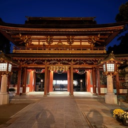 画像 博多で出張レッスンのあとは次男と二つの神社にお参り♪菊もいっぱい！ の記事より 4つ目