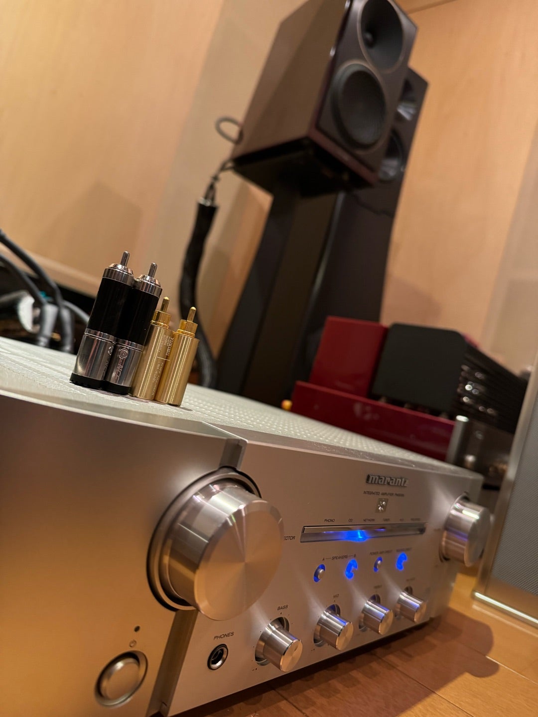 Marantz PM8006+Founder 40Bにアクセサリーを使ってみる Marantz PM8006+Founder 40Bにアクセサリーを使ってみる