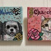 オーダー絵画『Chibita ＆ Malon』（犬/シーズー）＆『Cha-chan』 （猫）の画像