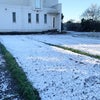 畑に初雪が降りましたの画像