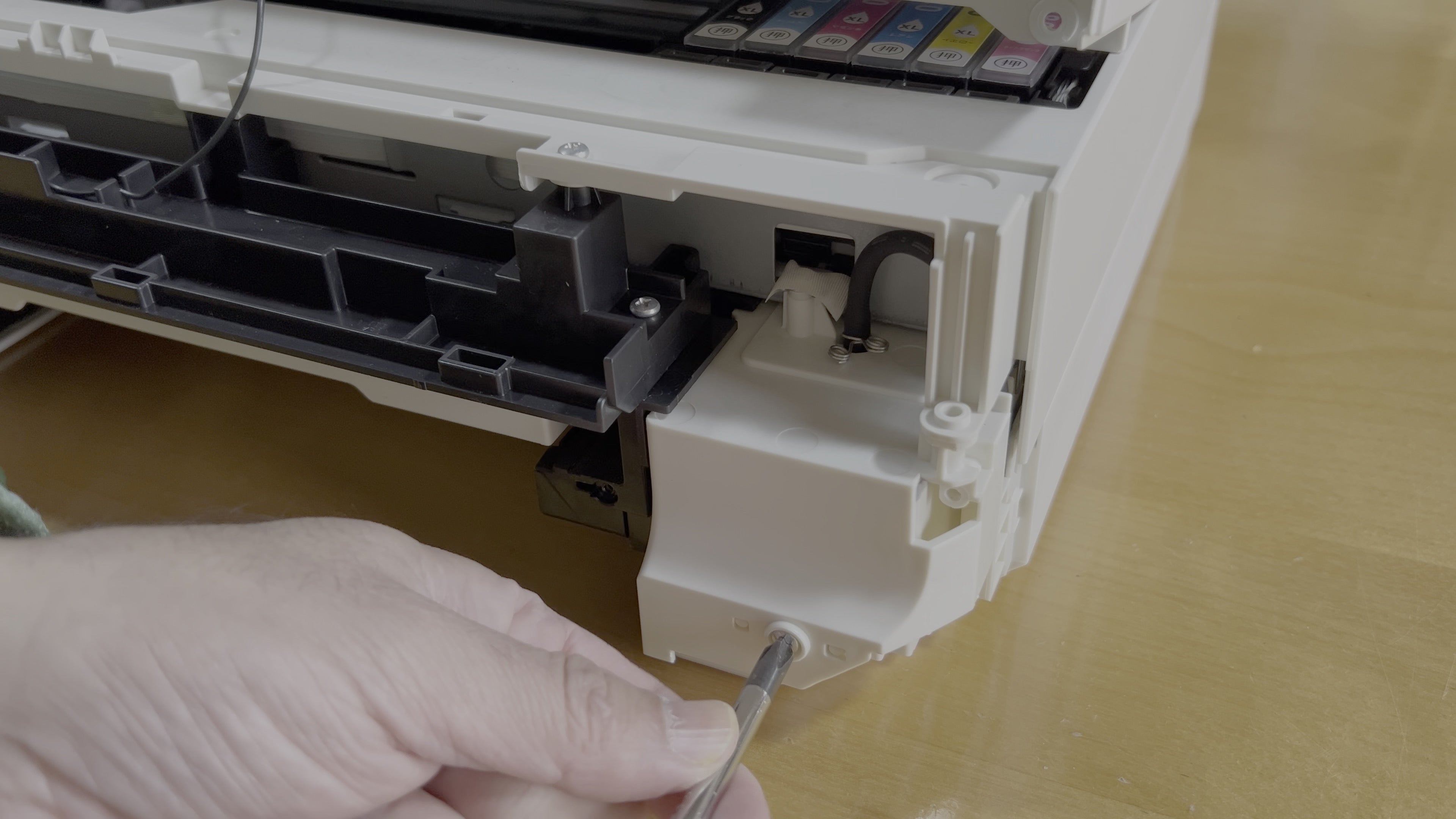 EPSON EP-708A 廃インク 吸収パッド 限界 エラー出た 20231219 EPSON EP-708A 廃インク 吸収パッド 限界 エラー出た 20231219